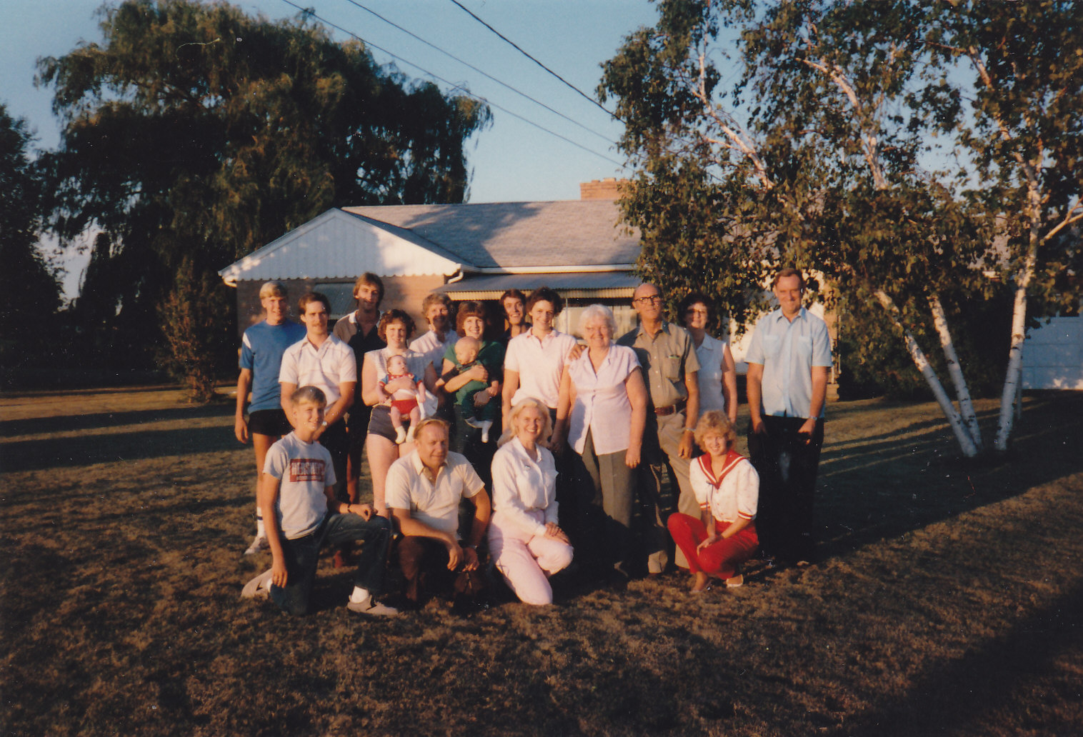 Family Picture on Appleton Rd 1985